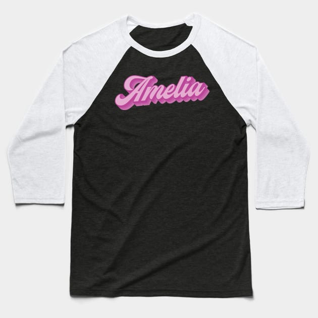 Amelia Baseball T-Shirt by Snapdragon